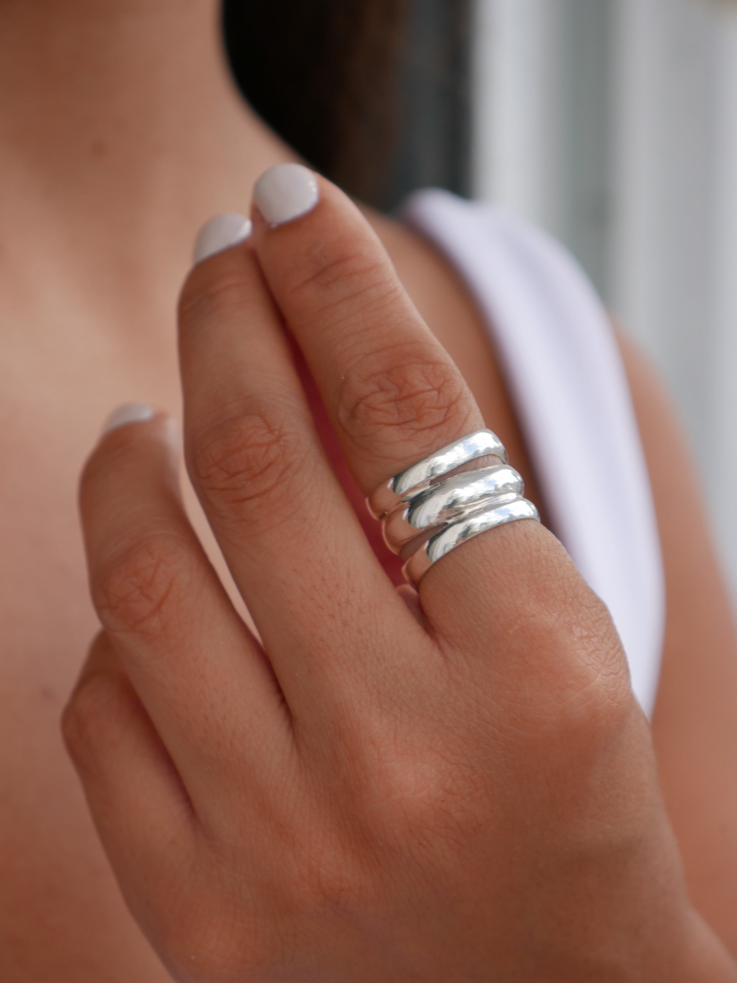 Plain Rings Sterling Silver 4mm Silver Super Heavy Weight Court Shape  Wedding Ring at Elma Jewellery Mobile Site